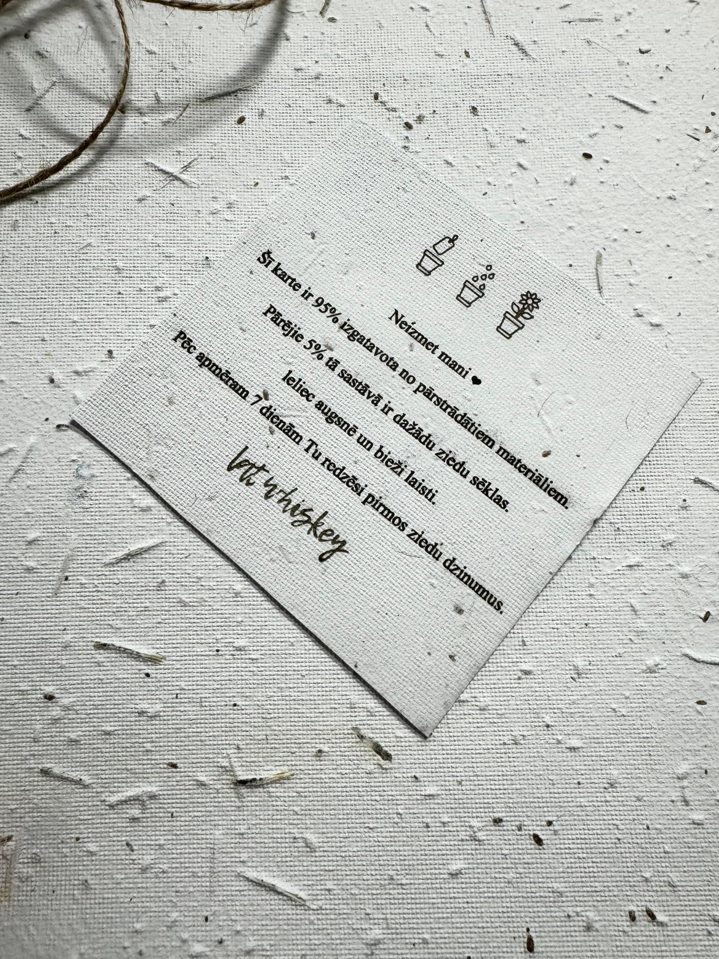 Ziedoša apsveikuma kartiņa