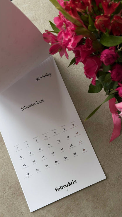 Jobanais kalendārs 2027